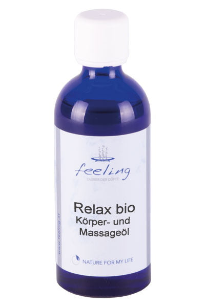 Relax Vartalo- ja hierontaöljy, luomu