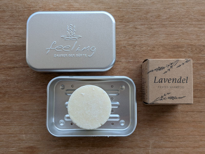 Saippuarasia kiinteälle shampoolle