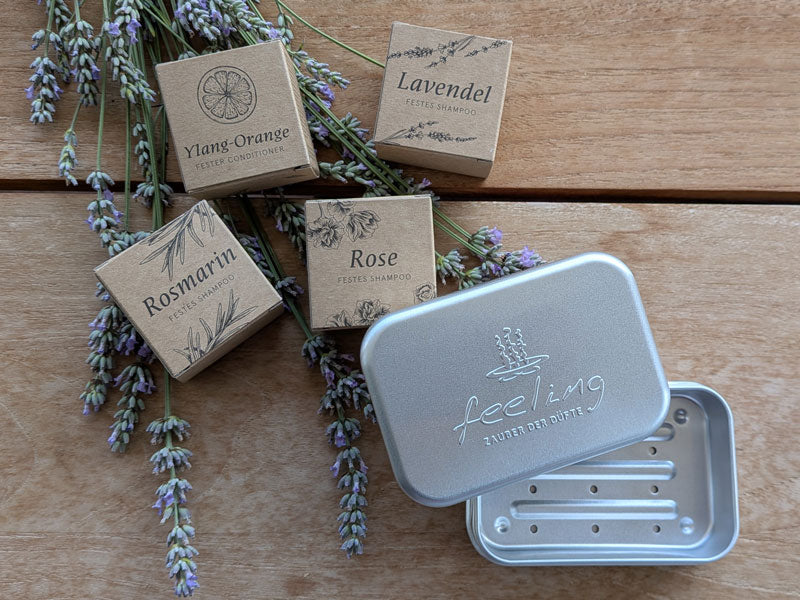 Saippuarasia kiinteälle shampoolle