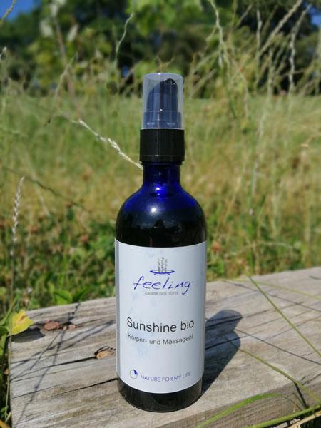 Sunshine Vartalo- ja hierontaöljy, luomu